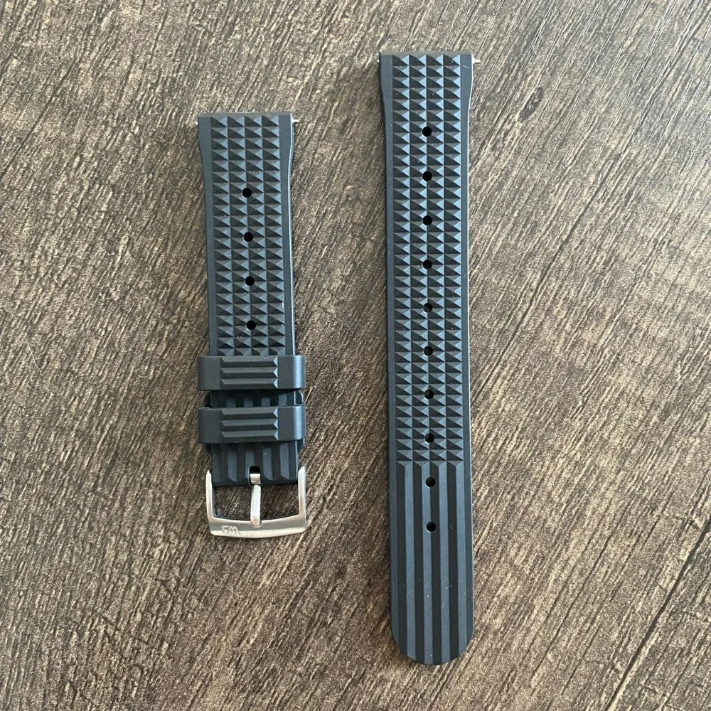 WatchBandit waffle Style Rubber Watch Band